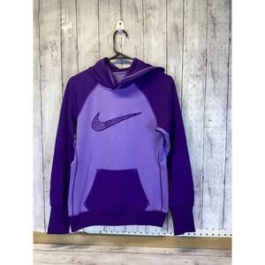 Nike Women’s Therma-FIT Purple Hoodie Size S – Athletic Pullover Sweatshirt